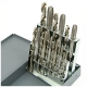 Tap & Drill Combo Set, 18 Pieces HSS 