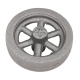 Flywheel, 2-1/2" Diameter, 6 Straight Spokes