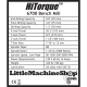 Label, HiTorque Large Bench Mill