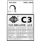 Label, SIEG C3 7x14 Mini Lathe